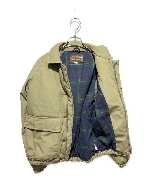 Eddie Bauer（エディーバウアー）Eddie Bauer (エディーバウアー) 80ｓ パディングジャケット カーキ サイズ:Mの古着・服飾アイテム