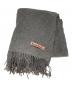 Acne studios（アクネ ストゥディオズ）の古着「ウールフリンジマフラー」｜グレー