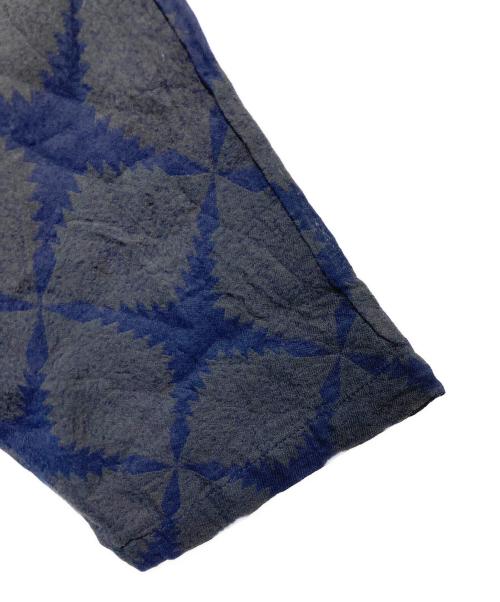 plantation（プランテーション）Plantation (プランテーション) 幾何学デザインブラウスワンピース ネイビー サイズ:2 未使用品の古着・服飾アイテム