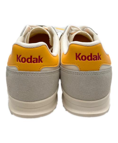 Kodak（コダック）Kodak (コダック) ローカットスニーカー イエロー×ホワイト サイズ:25 未使用品の古着・服飾アイテム