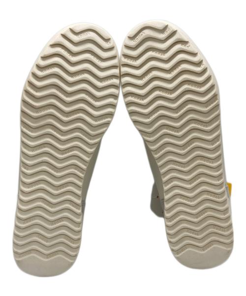 Kodak（コダック）Kodak (コダック) ローカットスニーカー イエロー×ホワイト サイズ:25 未使用品の古着・服飾アイテム
