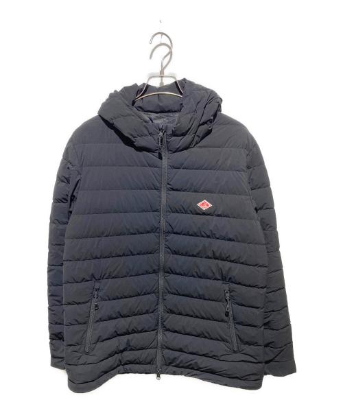DANTON（ダントン）DANTON (ダントン) ウールライクポリエステル ミドルダウン フードジャケット ブラック サイズ:Mの古着・服飾アイテム