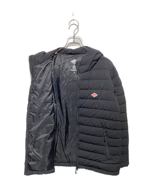 DANTON（ダントン）DANTON (ダントン) ウールライクポリエステル ミドルダウン フードジャケット ブラック サイズ:Mの古着・服飾アイテム