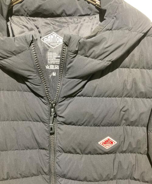 DANTON（ダントン）DANTON (ダントン) ウールライクポリエステル ミドルダウン フードジャケット ブラック サイズ:Mの古着・服飾アイテム