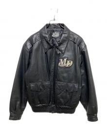MAGNUM DRY（マグナムドライ）の古着「レザージャケット」｜ブラック