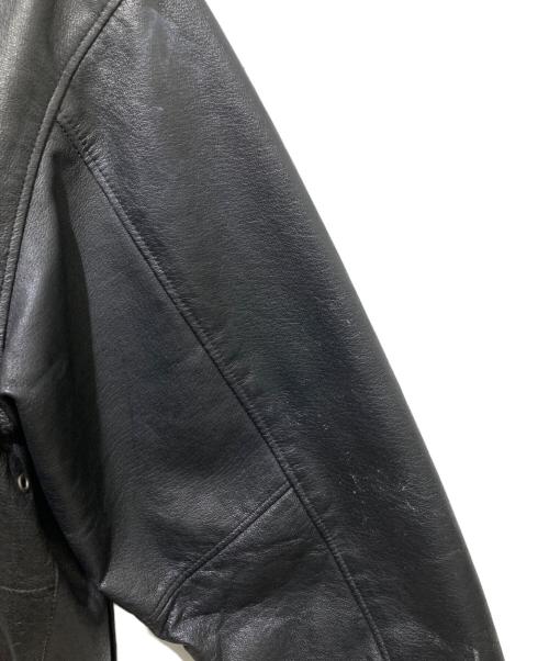MAGNUM DRY（マグナムドライ）MAGNUM DRY (マグナムドライ) レザージャケット ブラック サイズ:Lの古着・服飾アイテム