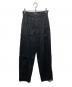 STEVEN ALAN（スティーブンアラン）の古着「STRIPE WIDE TAPERED PANTS/パンツ」｜ブラック