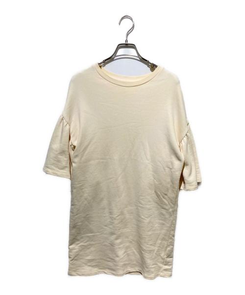 MM6 Maison Margiela（エムエムシックスメゾンマルジェラ）MM6 Maison Margiela (エムエムシックスメゾンマルジェラ) ロングTシャツ アイボリー サイズ:Sの古着・服飾アイテム