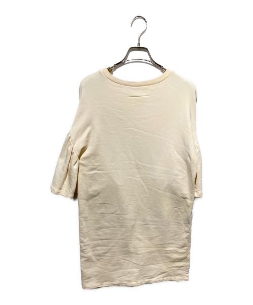 MM6 Maison Margiela（エムエムシックスメゾンマルジェラ）MM6 Maison Margiela (エムエムシックスメゾンマルジェラ) ロングTシャツ アイボリー サイズ:Sの古着・服飾アイテム