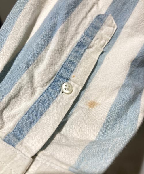 OLD GAP（オールドギャップ）old gap (オールドギャップ) 90s ストライプシャツ ホワイト×ブルー サイズ:Mの古着・服飾アイテム