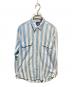 old gap（オールドギャップ）の古着「90s ストライプシャツ」｜ホワイト×ブルー