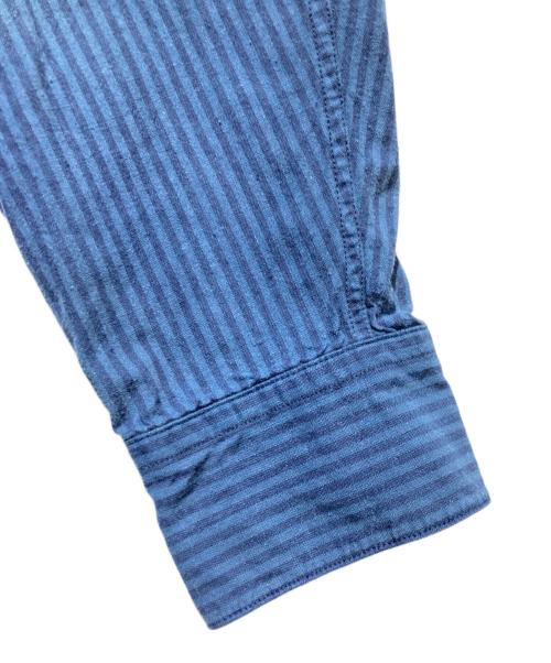 OLD GAP（オールドギャップ）OLD GAP (オールドギャップ) 90s ストライプBDシャツ ブルー サイズ:不明の古着・服飾アイテム