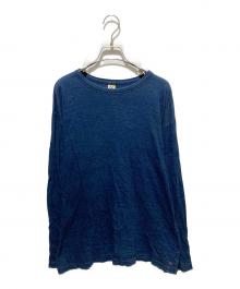 45R（フォーティファイブ・アール）の古着「ロゴ刺繍カットソー」｜ネイビー