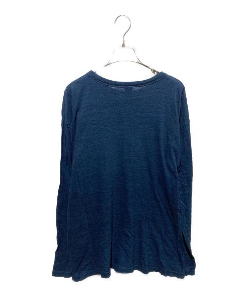 45R（フォーティファイブ・アール）45R (フォーティファイブ・アール) ロゴ刺繍カットソー ネイビー サイズ:5の古着・服飾アイテム