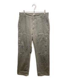 C.P COMPANY（シーピーカンパニー）の古着「07SS ダブルニーワークパンツ」｜カーキ