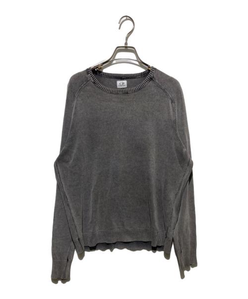 C.P COMPANY（シーピーカンパニー）C.P COMPANY (シーピーカンパニー) 07ss ハンマースリーブコットンニット グレー サイズ:48の古着・服飾アイテム