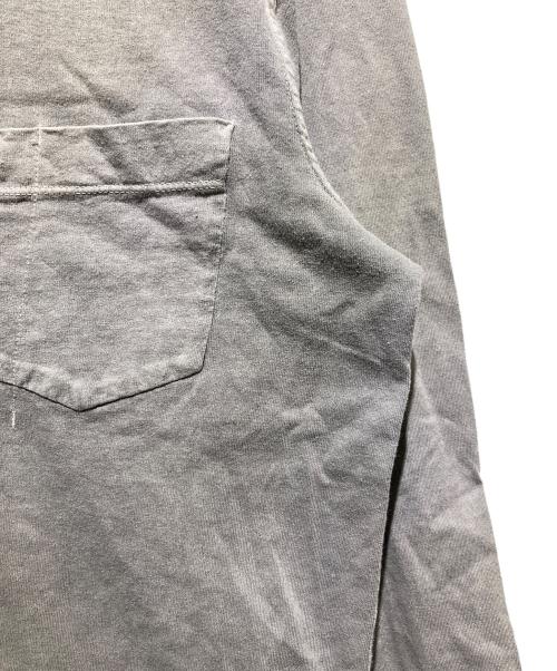 STONE ISLAND（ストーンアイランド）STONE ISLAND (ストーンアイランド) 15AW VネックロングスリーブTシャツ グレー サイズ:Mの古着・服飾アイテム