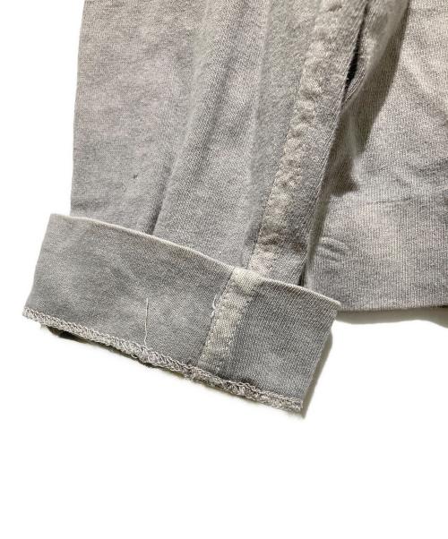 STONE ISLAND（ストーンアイランド）STONE ISLAND (ストーンアイランド) 15AW VネックロングスリーブTシャツ グレー サイズ:Mの古着・服飾アイテム