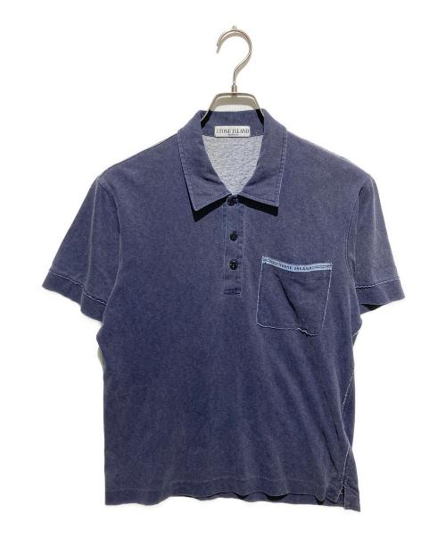 STONE ISLAND（ストーンアイランド）STONE ISLAND (ストーンアイランド) 09SS ポロシャツ ネイビー サイズ:Mの古着・服飾アイテム