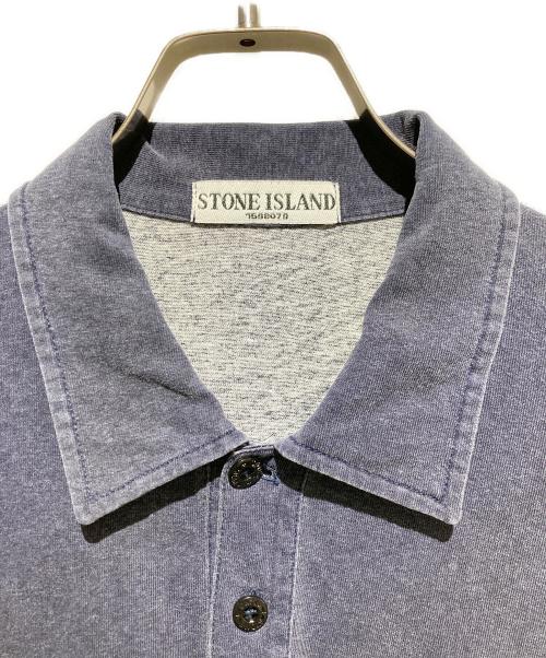 STONE ISLAND（ストーンアイランド）STONE ISLAND (ストーンアイランド) 09SS ポロシャツ ネイビー サイズ:Mの古着・服飾アイテム