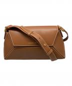 CHARLES & KEITHチャールズアンドキース）の古着「ナスリン ジオメトリックショルダーバッグ」｜ブラウン