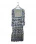 SZ Blockprints (エスゼットブロックプリント) KITY DRESS/ブラウスワンピース ブルー×ホワイト サイズ:S：18000円