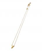 LOUIS VUITTONルイ ヴィトン）の古着「LV&ME イニシャルネックレス」｜ゴールド