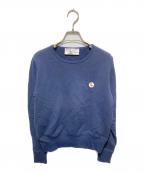maison kitsuneメゾンキツネ）の古着「キツネ刺繍スウェット」｜ネイビー