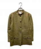 CELINEセリーヌ）の古着「FINICION MAIN グリッターシャツジャケット」｜ゴールド