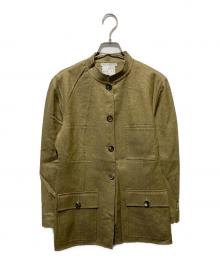 CELINE（セリーヌ）の古着「FINICION MAIN グリッターシャツジャケット」｜ゴールド