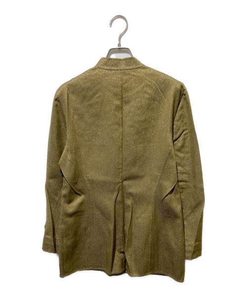 CELINE（セリーヌ）CELINE (セリーヌ) FINICION MAIN グリッターシャツジャケット ゴールド サイズ:42の古着・服飾アイテム
