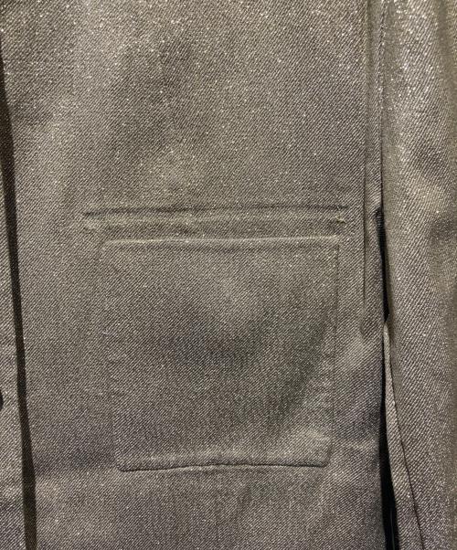 CELINE（セリーヌ）CELINE (セリーヌ) FINICION MAIN グリッターシャツジャケット ゴールド サイズ:42の古着・服飾アイテム
