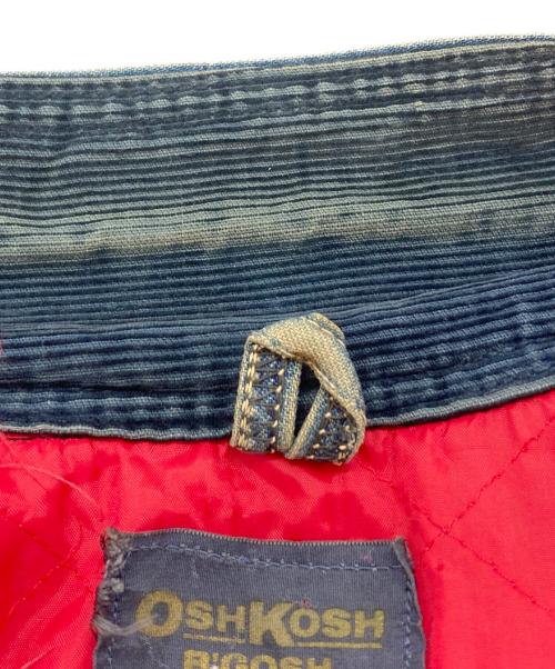 OSH KOSH B'gosh（オシュコシュ ビゴッシュ）OSH KOSH B'gosh (オシュコシュ ビゴッシュ) 70s ユニオンチケット 首振りボタンキルティングライナーカバーオール インディゴ サイズ:38の古着・服飾アイテム