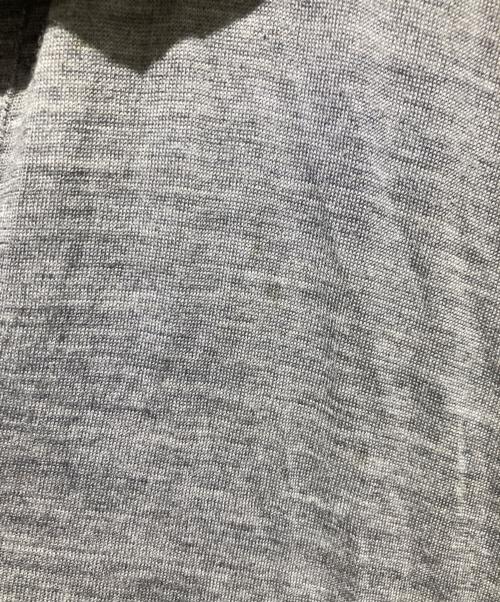 Con te（コンテ）Con te (コンテ) スキッパー ニット グレー サイズ:不明の古着・服飾アイテム