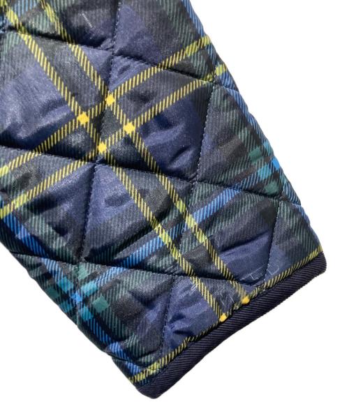 Traditional Weatherwear（トラディショナルウェザーウェア）Traditional Weatherwear (トラディショナルウェザーウェア) nano・universe (ナノ・ユニバース) 別注キルティングコート/ARKLEY LONG EX NANO ネイビー サイズ:36の古着・服飾アイテム