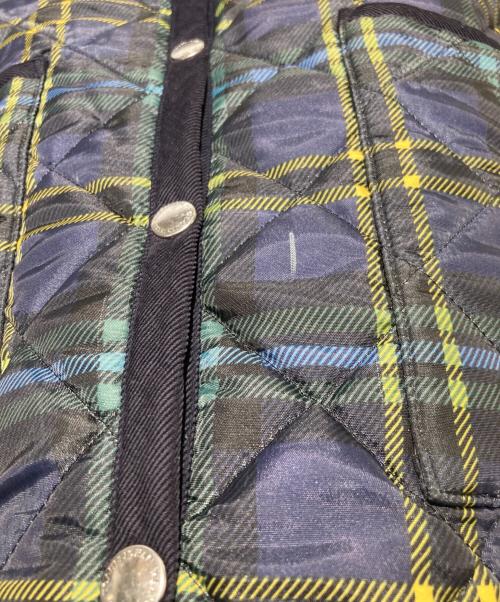 Traditional Weatherwear（トラディショナルウェザーウェア）Traditional Weatherwear (トラディショナルウェザーウェア) nano・universe (ナノ・ユニバース) 別注キルティングコート/ARKLEY LONG EX NANO ネイビー サイズ:36の古着・服飾アイテム