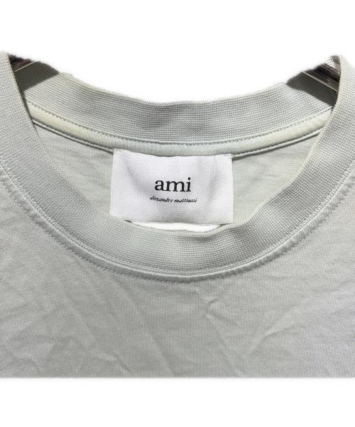 ami（アミ）ami (アミ) ワンポイントロゴTシャツ グリーン サイズ:不明の古着・服飾アイテム