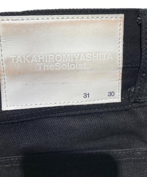 TAKAHIROMIYASHITA TheSoloIst.（タカヒロミヤシタ ザソロイスト）TAKAHIROMIYASHITA TheSoloIst. (タカヒロミヤシタ ザソロイスト) ブラックデニムパンツ ブラック サイズ:31/30の古着・服飾アイテム