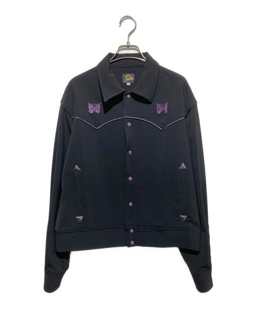 Needles（ニードルズ）Needles (ニードルズ) Piping Cowboy Jacket / パイピングカウボーイジャケット パープル×ブラック サイズ:Sの古着・服飾アイテム