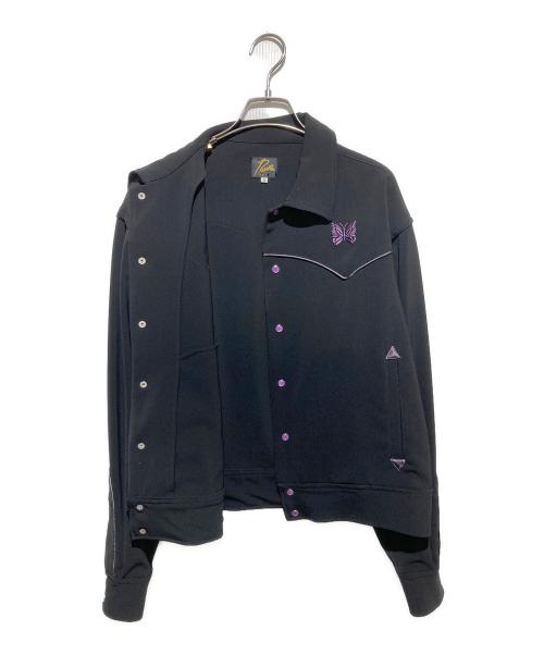 Needles（ニードルズ）Needles (ニードルズ) Piping Cowboy Jacket / パイピングカウボーイジャケット パープル×ブラック サイズ:Sの古着・服飾アイテム