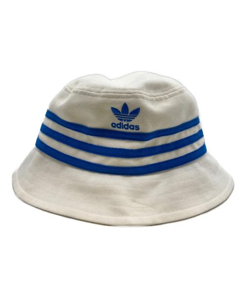 adidas（アディダス）adidas (アディダス) Noah (ノア) バケットハット ブルー×ホワイトの古着・服飾アイテム