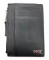 DIESEL (ディーゼル) コンパクトウォレット/1DR CARD HOLDER ブラック：8000円