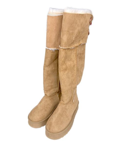 UGG（アグ）UGG (アグ) Over the Knee Bailey Button Boots ベージュ サイズ:不明の古着・服飾アイテム