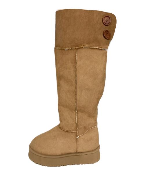 UGG（アグ）UGG (アグ) Over the Knee Bailey Button Boots ベージュ サイズ:不明の古着・服飾アイテム