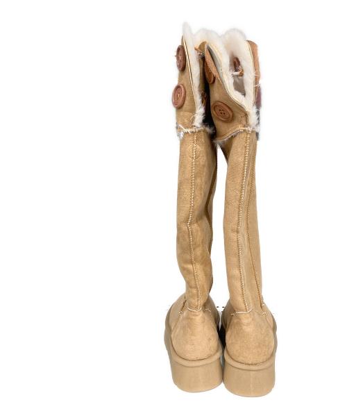 UGG（アグ）UGG (アグ) Over the Knee Bailey Button Boots ベージュ サイズ:不明の古着・服飾アイテム