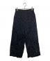 marimekko（マリメッコ）の古着「チェックイージーパンツ」｜ブラック×グレー