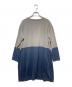 45rpm (45アールピーエム) バイカラーワンピース ネイビー×グレー：8000円