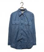 MADISON BLUEマディソンブルー）の古着「HAMPTON CHAMBRAY SHIRT/シャンブレーシャツ」｜インディゴ