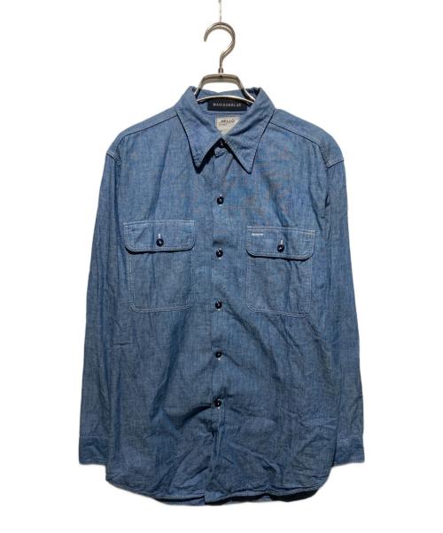 MADISON BLUE（マディソンブルー）MADISON BLUE (マディソンブルー) HAMPTON CHAMBRAY SHIRT/シャンブレーシャツ インディゴ サイズ:1の古着・服飾アイテム