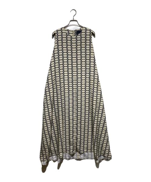 N.O.R.C（ノーク）N.O.R.C (ノーク) 総柄ワンピース ベージュ サイズ:2 未使用品の古着・服飾アイテム